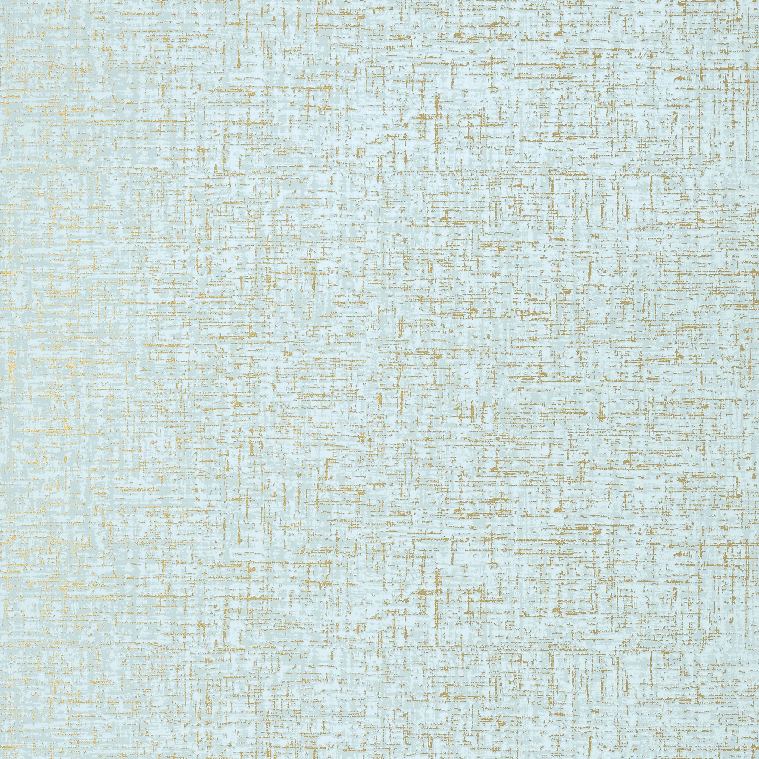 Thibaut TRESCO wallpaper in Metallic Gold on Aqua