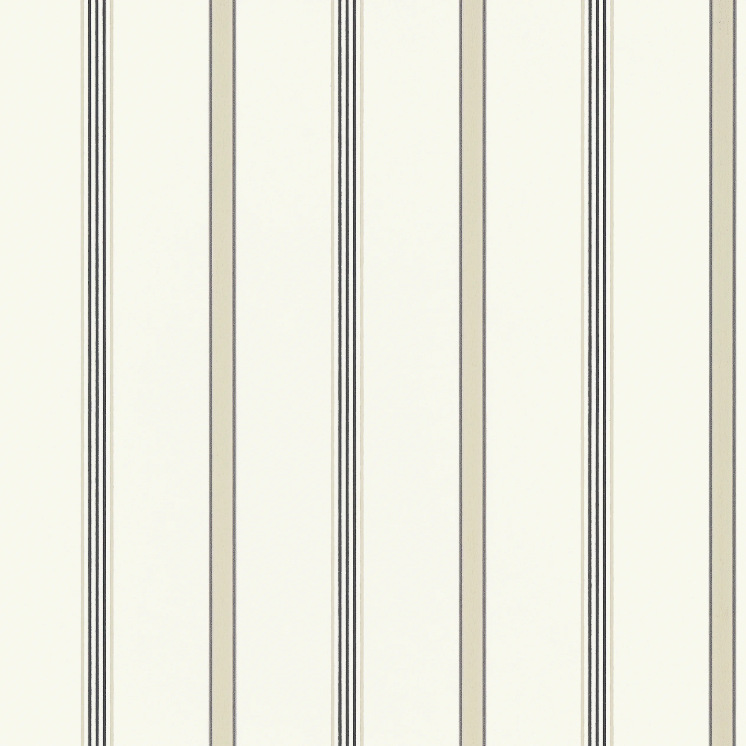 Thibaut DAWSON STRIPE wallpaper in Charcoal and Linen