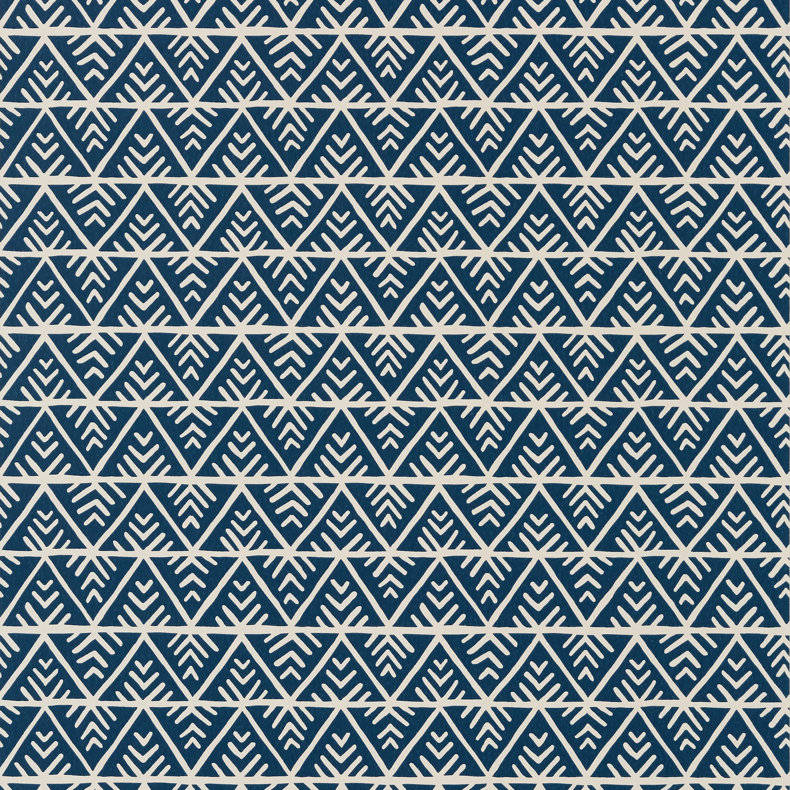 Thibaut JULES Wallpaper in Navy on Flax (AT78704) Thibaut JULES wallpaper in Navy on Flax