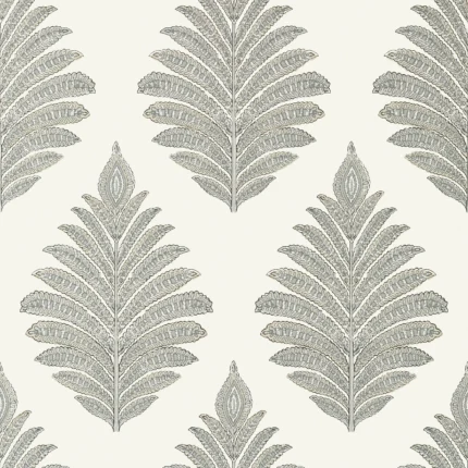 Thibaut PALAMPORE LEAF wallpaper in Grey