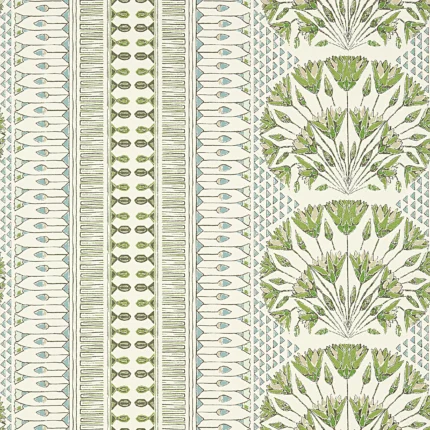 Thibaut CAIRO wallpaper in Green and White
