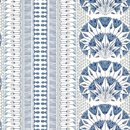 Thibaut CAIRO wallpaper in Blue and White