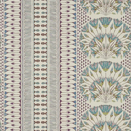 Thibaut CAIRO wallpaper in Eggplant