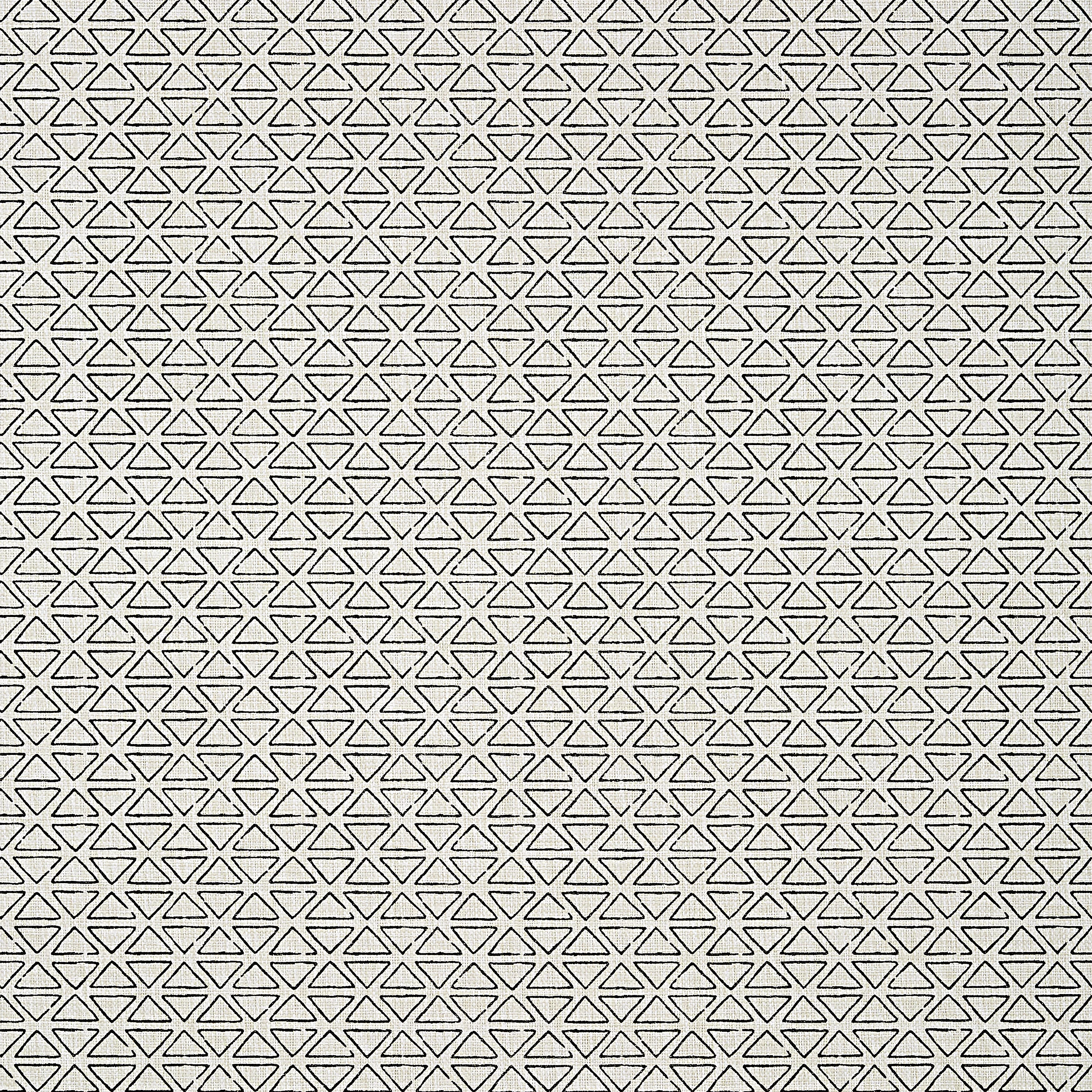 Thibaut PYRAMID Wallpaper in Black on Flax (AT9694) Thibaut PYRAMID wallpaper in Black on Flax