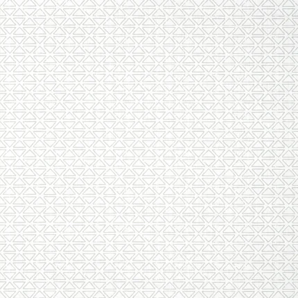 Thibaut PYRAMID wallpaper in Grey on White