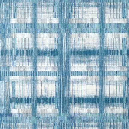 Thibaut TAKAO WEAVE wallpaper in Navy