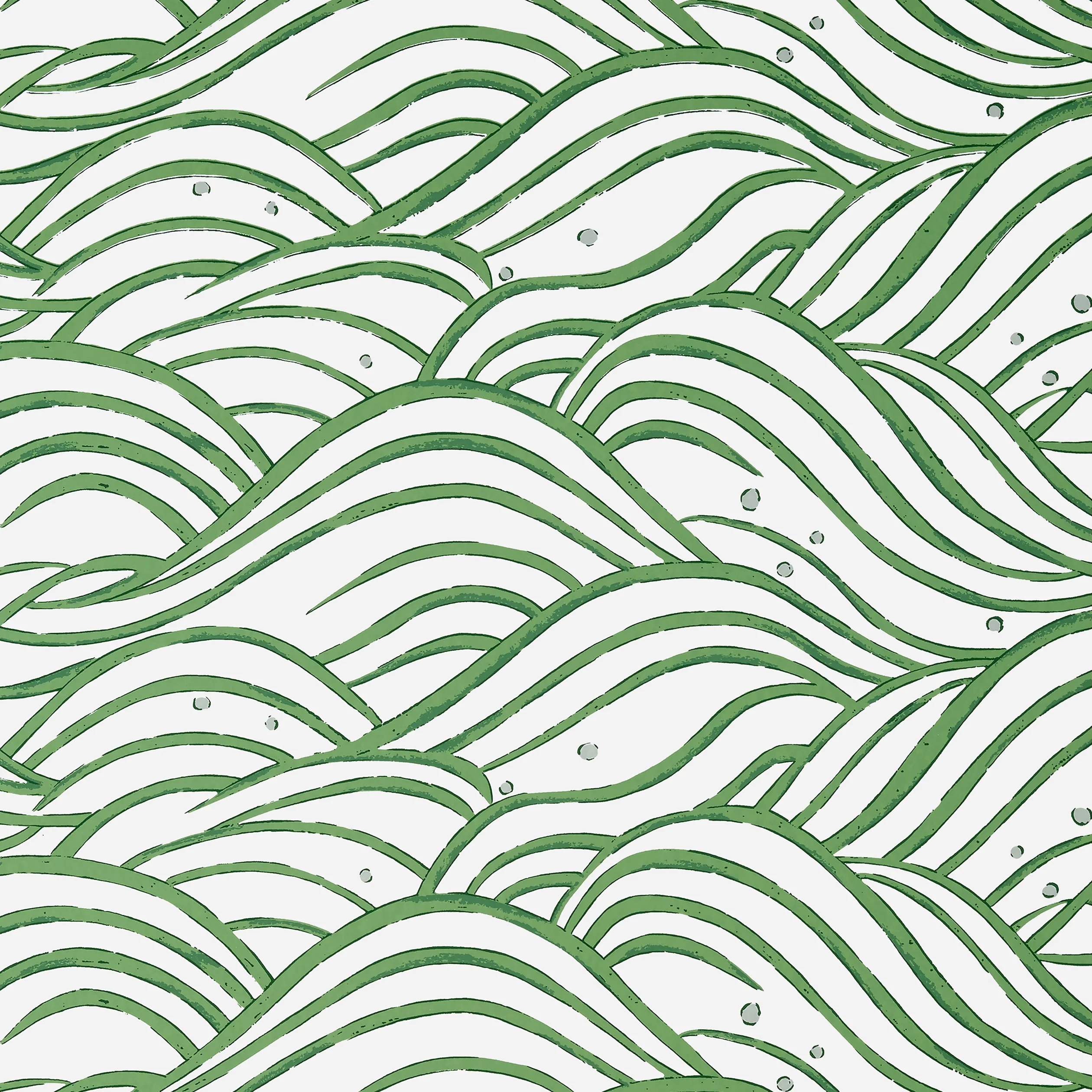 Thibaut WAVES Wallpaper in Emerald Green (AT9874) Thibaut WAVES wallpaper in Emerald Green