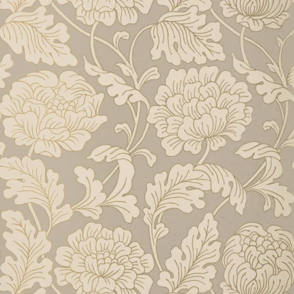 Thibaut HATHAWAY wallpaper in Pewter on Putty