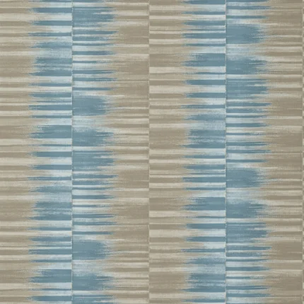 Thibaut MEKONG STRIPE Spa Blue and Beige Tropics Wallpaper T10092