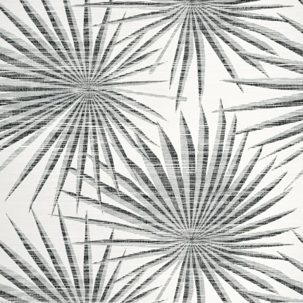Thibaut PALM FROND wallpaper in Black and White