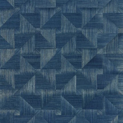 Thibaut BALI WEAVE Navy Grasscloth Resource Wallpaper T10341