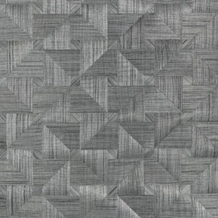 Thibaut BALI WEAVE wallpaper in Black