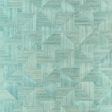 Thibaut BALI WEAVE wallpaper in Seaglass