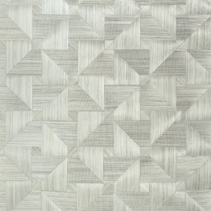 Thibaut BALI WEAVE wallpaper in Grey