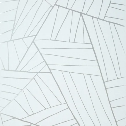 Thibaut JORDAN wallpaper in Metallic Silver on Soft Blue