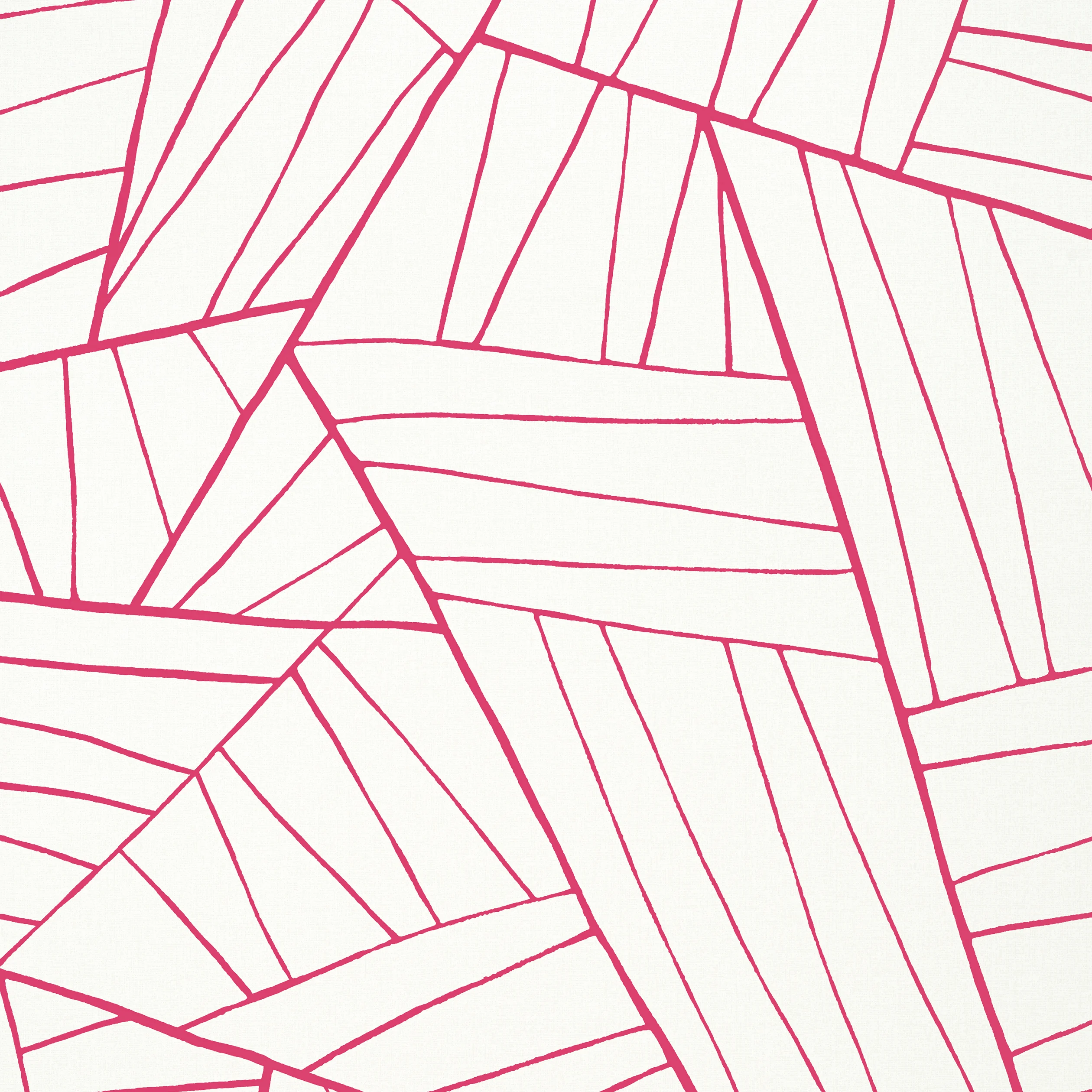 Thibaut JORDAN Wallpaper in Magenta on White (T10441) Thibaut JORDAN wallpaper in Magenta on White