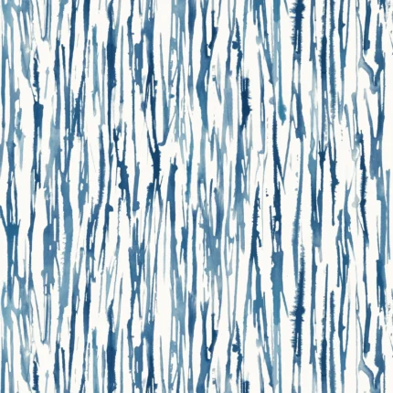 Thibaut AURORA wallpaper in Navy