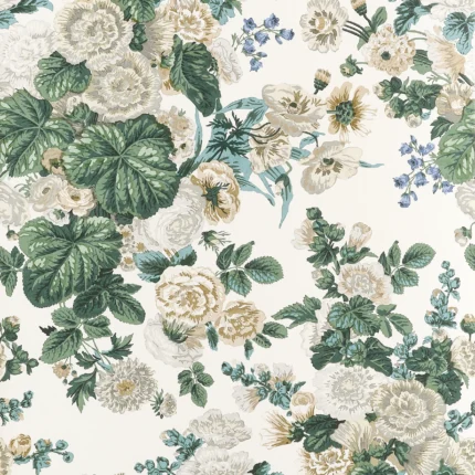 Thibaut HIDCOTE wallpaper in White