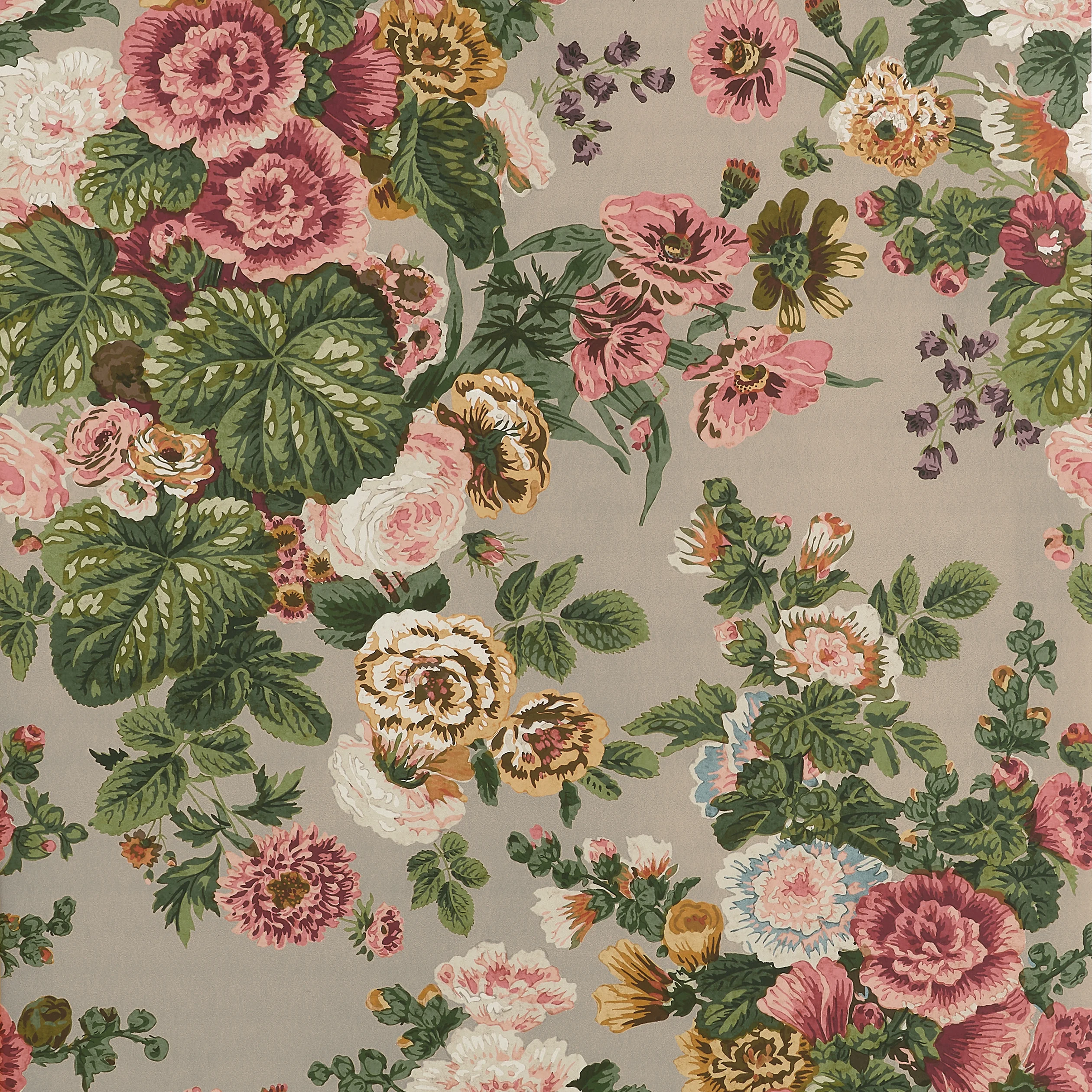 Thibaut HIDCOTE Wallpaper in Beige and Coral (T10514) Thibaut HIDCOTE wallpaper in Beige and Coral