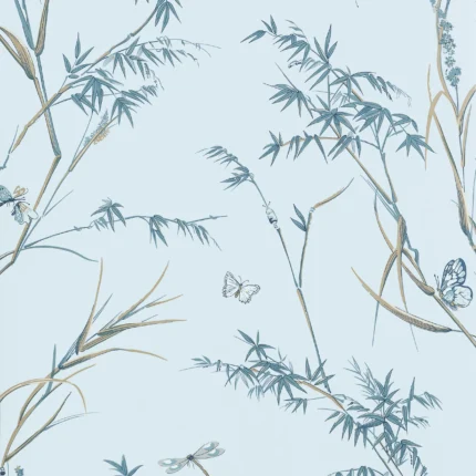 Thibaut VIRGINIA wallpaper in Spa Blue