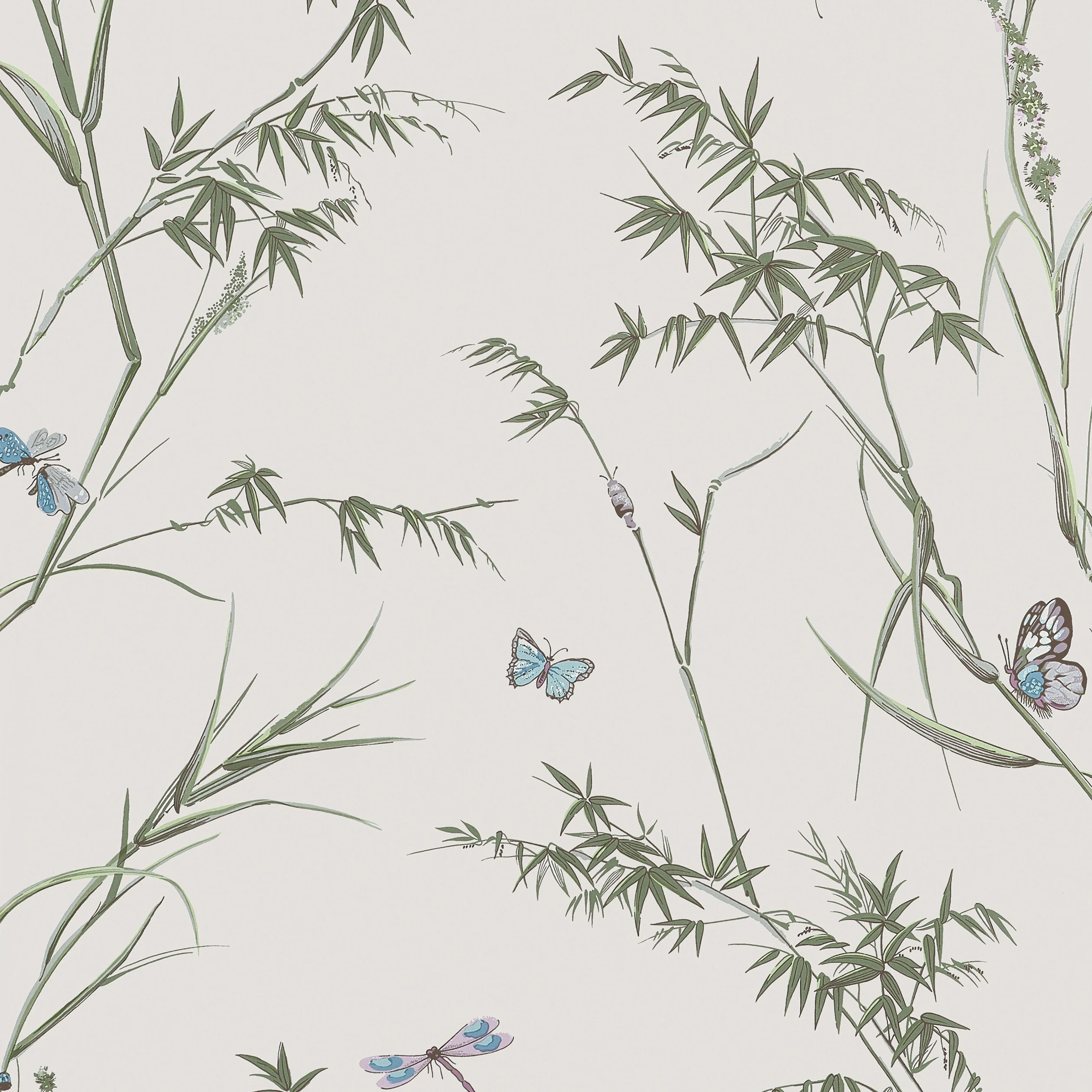 Thibaut VIRGINIA Wallpaper in Beige and Sage (T10526) Thibaut VIRGINIA wallpaper in Beige and Sage