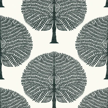 Thibaut MULBERRY TREE wallpaper in Black and White