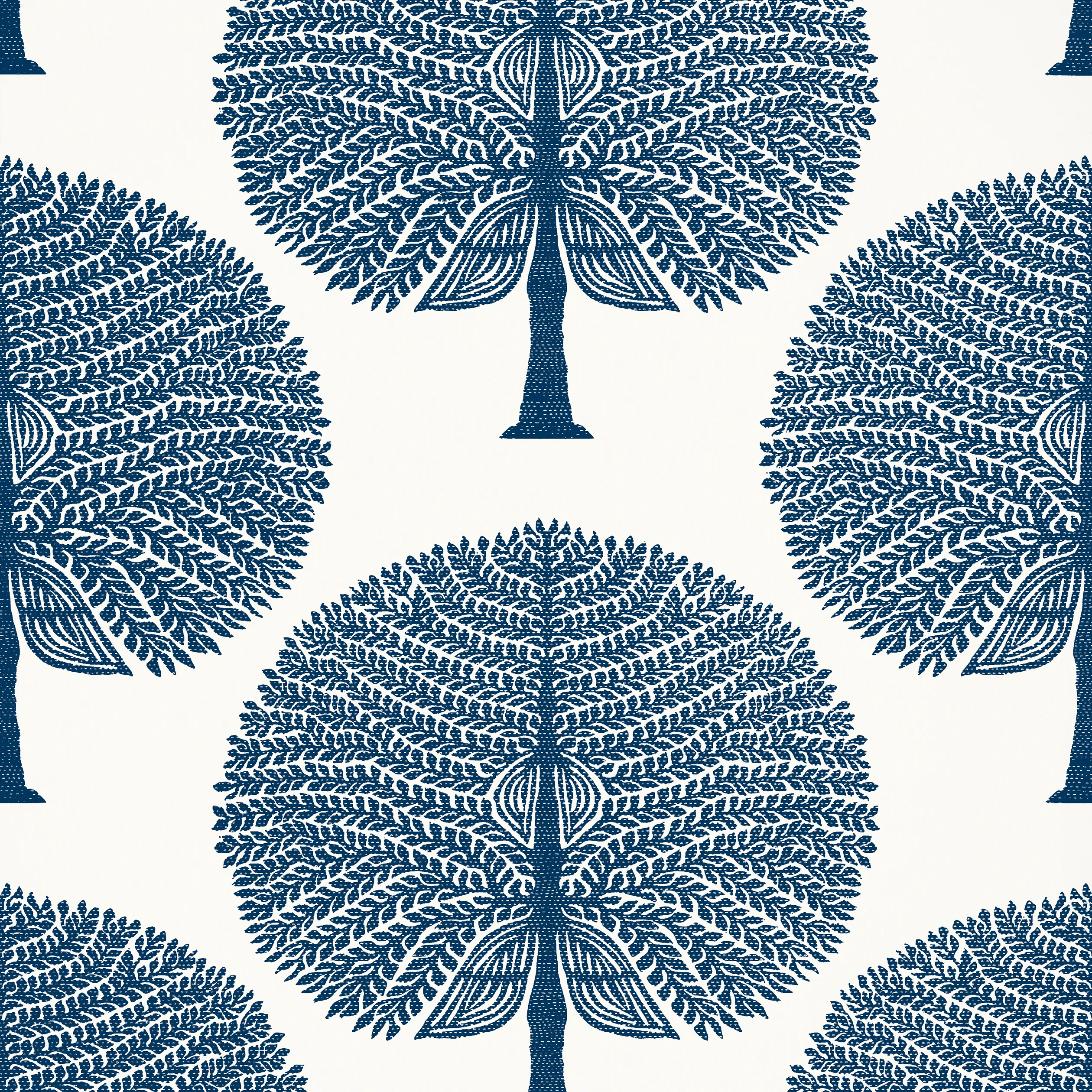 Thibaut MULBERRY TREE Wallpaper in Navy (T10603) Thibaut MULBERRY TREE wallpaper in Navy