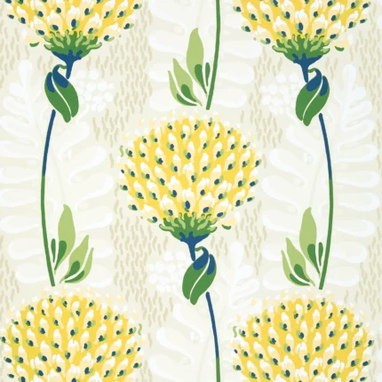Thibaut TIVERTON wallpaper in Yellow