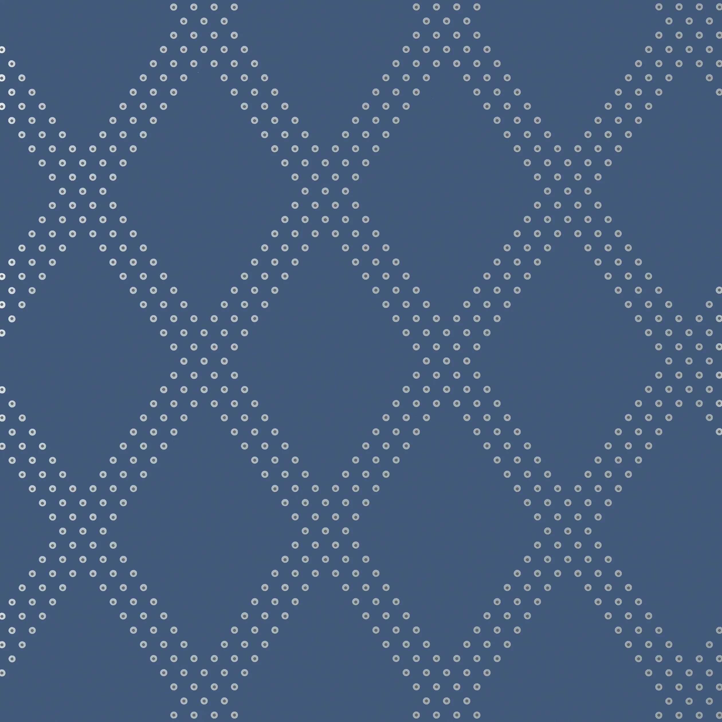 Thibaut BRAD wallpaper in Silver on Navy