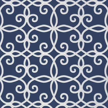 Thibaut KENDALL wallpaper in Navy