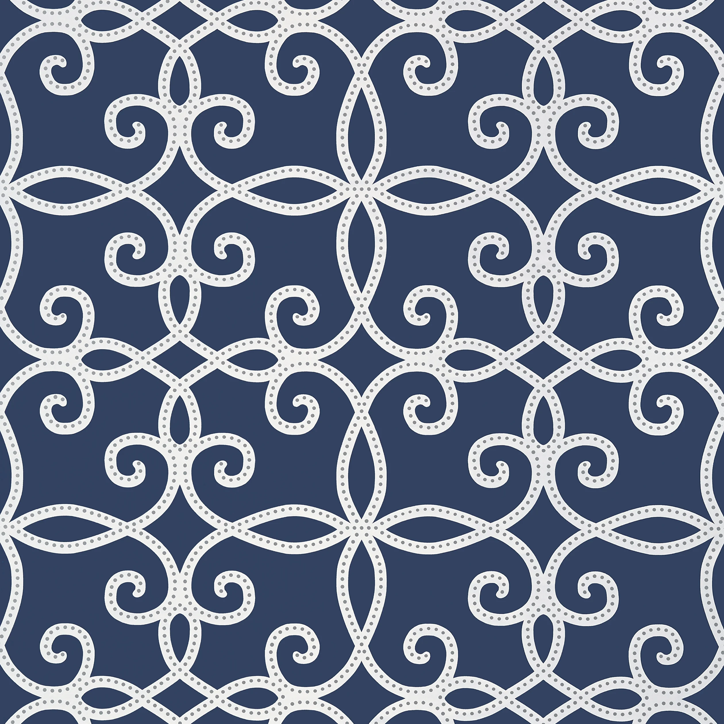 Thibaut KENDALL Wallpaper in Navy (T11070) Thibaut KENDALL wallpaper in Navy
