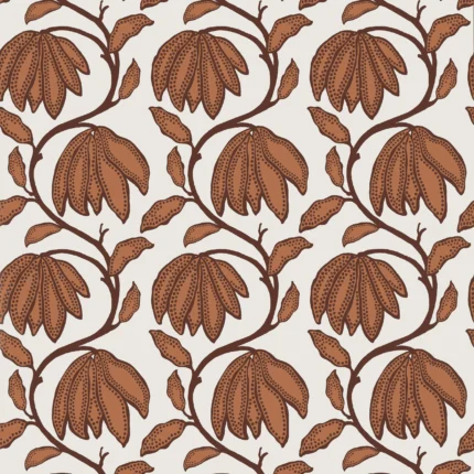 Thibaut DESERT FLOWER wallpaper in Ochre