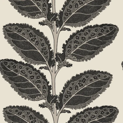 Thibaut LACINATO wallpaper in Basalt Black