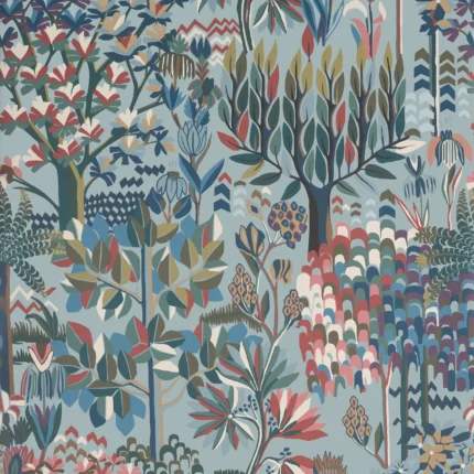 Thibaut ALPINE wallpaper in Spa Blue