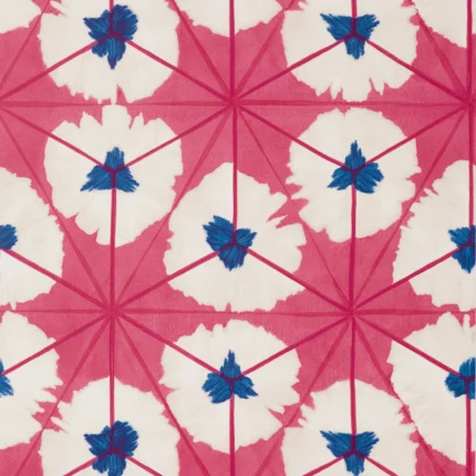 Thibaut SUNBURST wallpaper in Pink and Blue