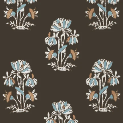 Thibaut LILY FLOWER Black Mesa Wallpaper T13200