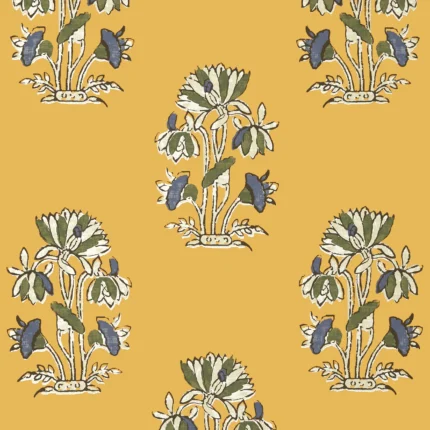 Thibaut LILY FLOWER Harvest Gold Mesa Wallpaper T13202