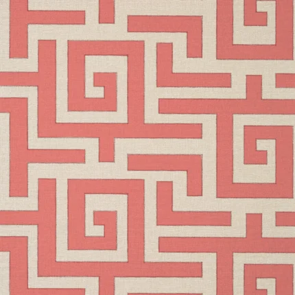 Thibaut TULUM wallpaper in Coral