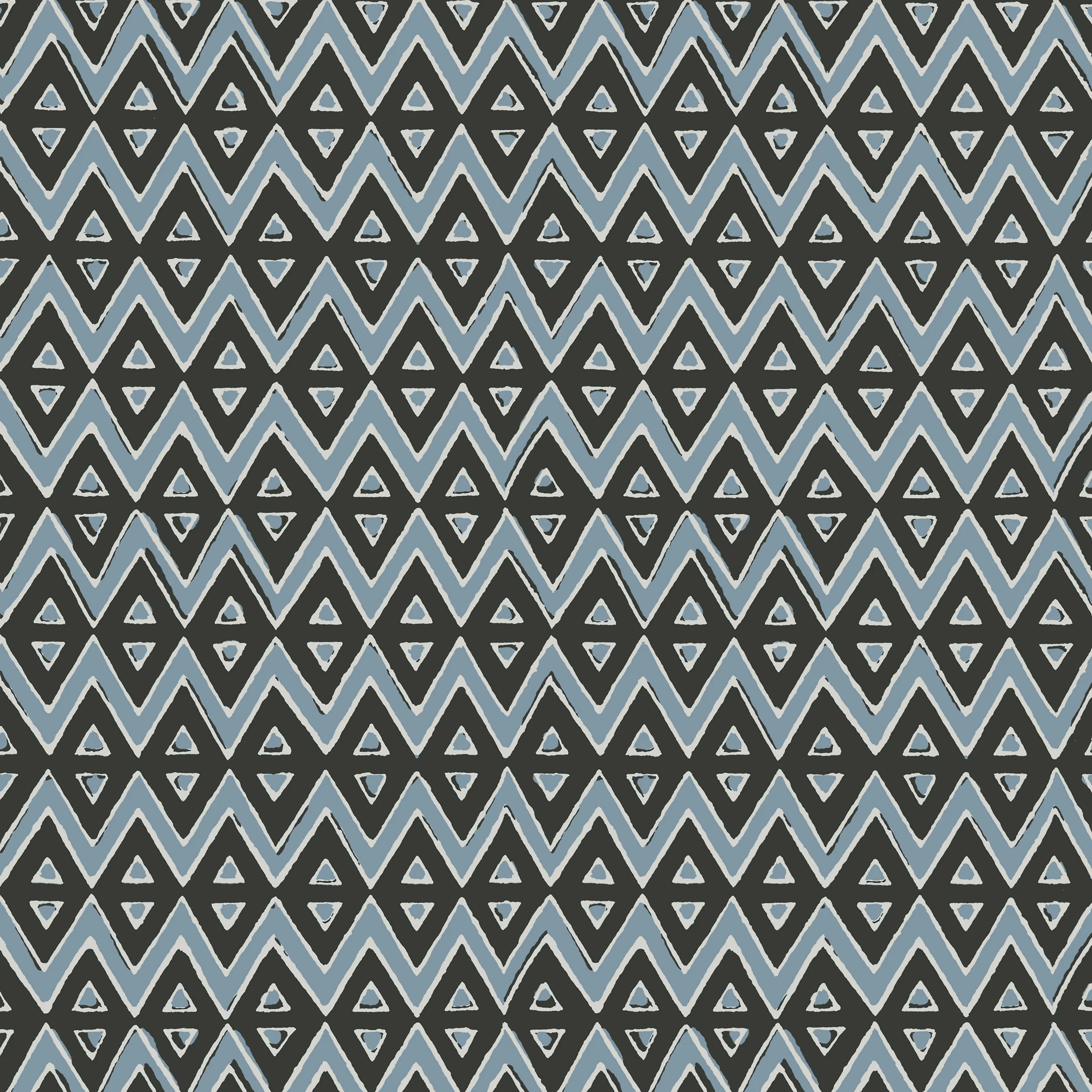 Thibaut TIBURON Wallpaper in Black and Mineral Blue (T13233) Thibaut TIBURON Black and Mineral Blue Mesa Wallpaper T13233