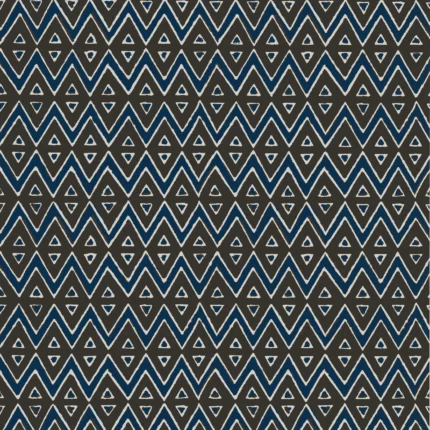 Thibaut TIBURON Brown and Navy Mesa Wallpaper T13236