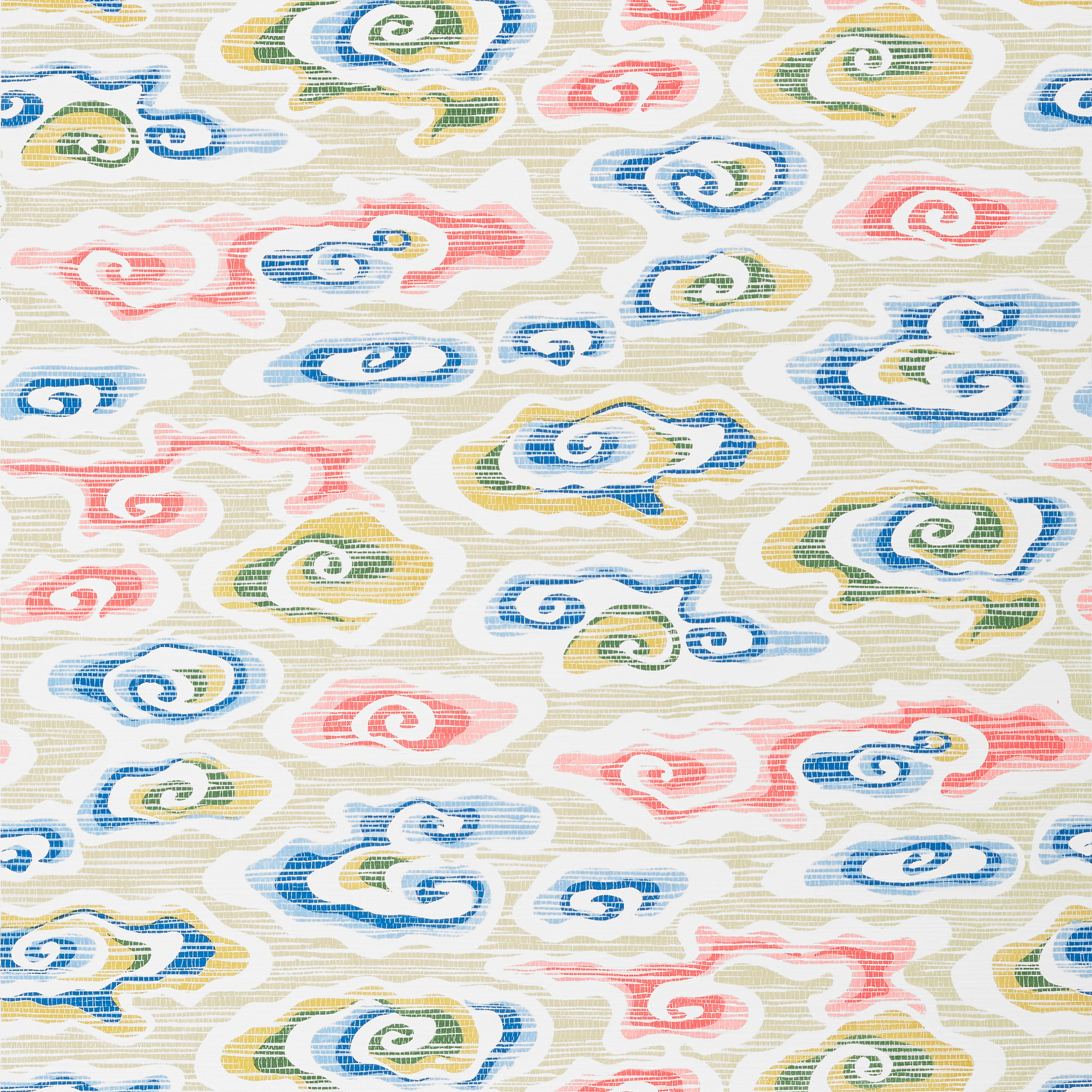 Thibaut CLEAR CLOUDS Wallpaper in Multi (T13319) Thibaut CLEAR CLOUDS wallpaper in Multi