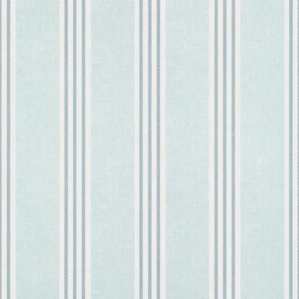 Thibaut CANVAS STRIPE wallpaper in Spa Blue