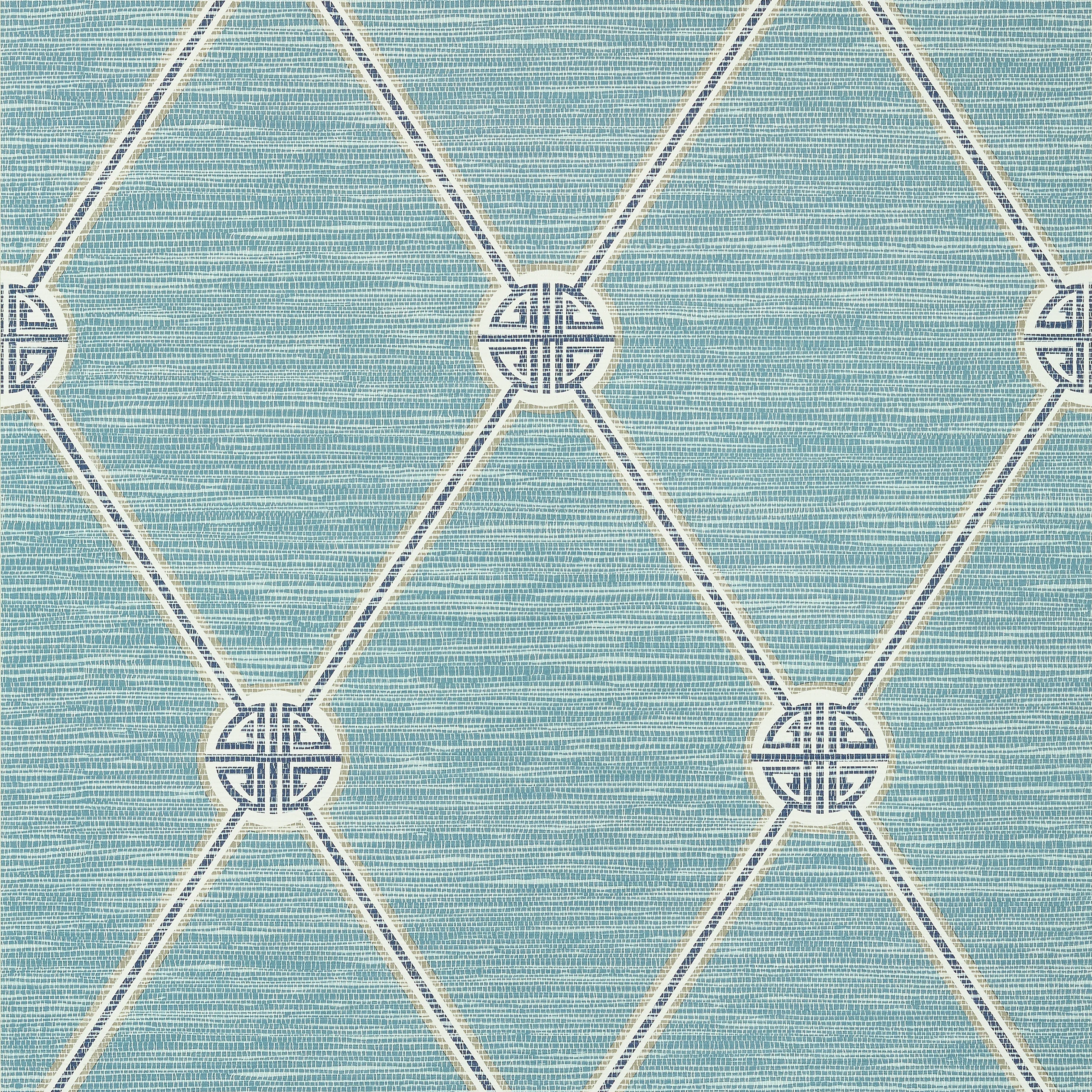 Thibaut TURNBERRY TRELLIS Wallpaper in Mineral (T13391) Thibaut TURNBERRY TRELLIS wallpaper in Mineral