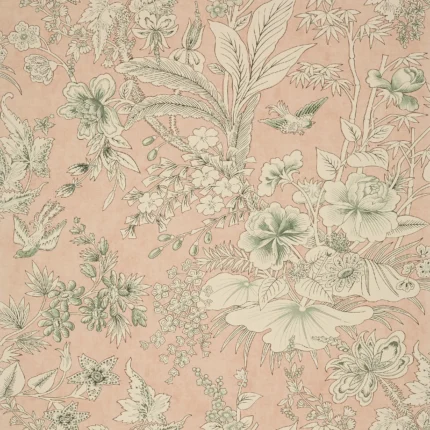 Thibaut ROSALIND wallpaper in Blush