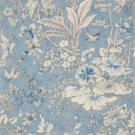 Thibaut ROSALIND wallpaper in Blue