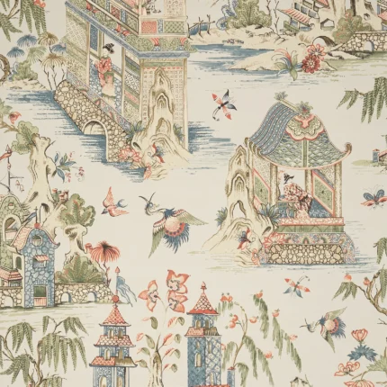 Thibaut GRAND PALACE wallpaper in Taupe