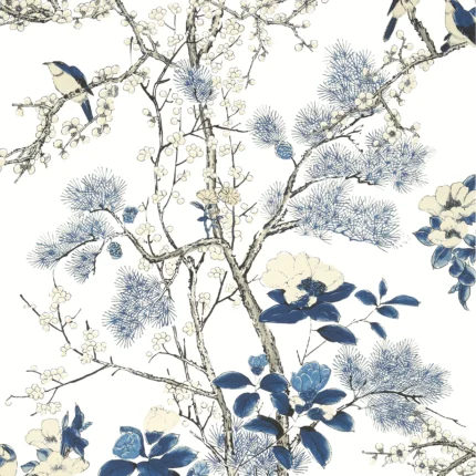 Thibaut KATSURA wallpaper in Blue and White