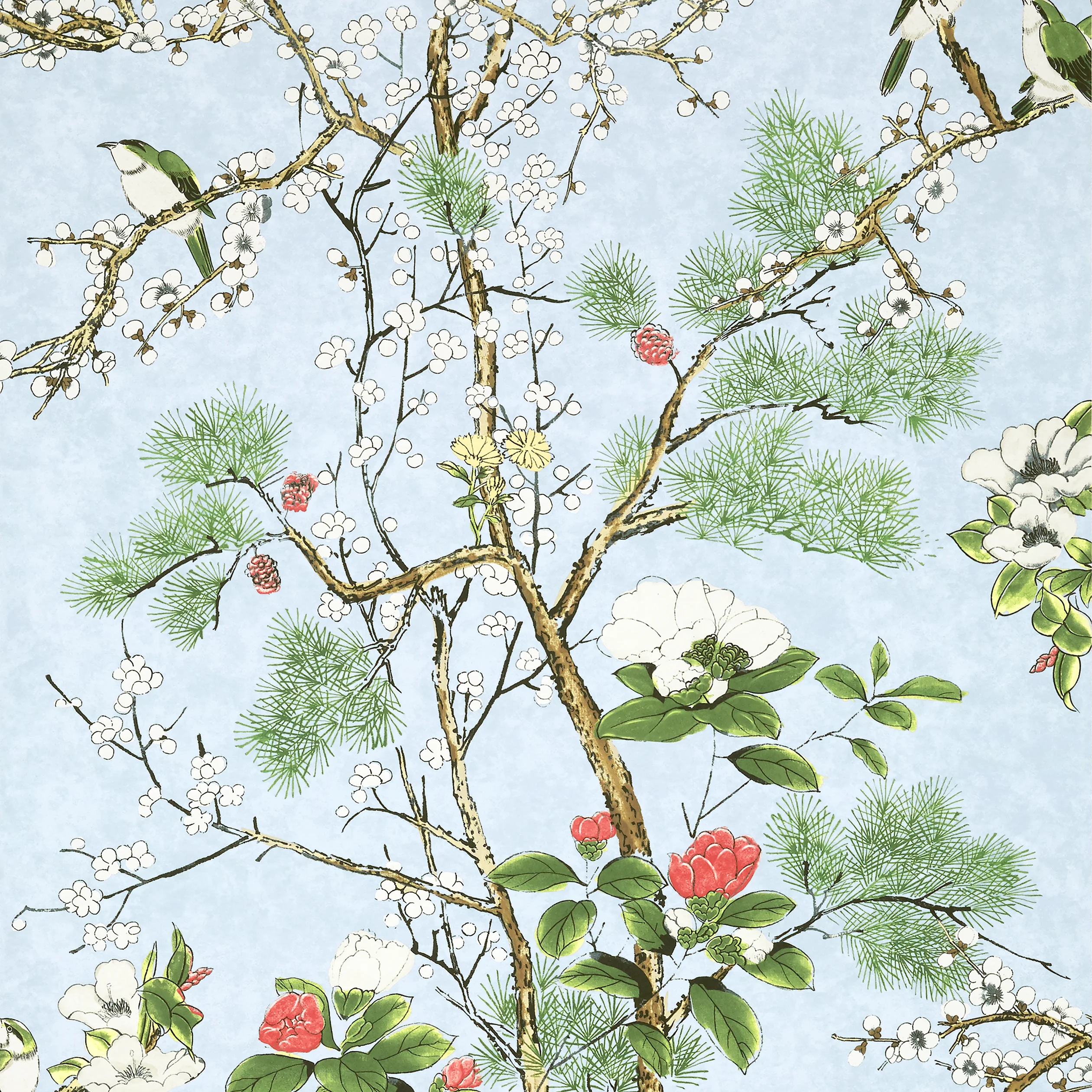 Thibaut KATSURA Wallpaper in Spa Blue (T13620) Thibaut KATSURA wallpaper in Spa Blue