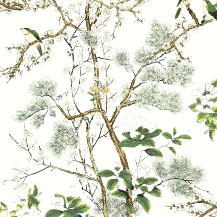 Thibaut KATSURA wallpaper in Green and White
