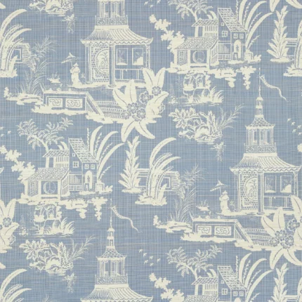 Thibaut EMPRESS COURT wallpaper in Blue
